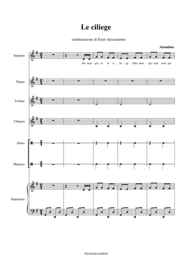 Le ciliege (arr. Ester Alessandrini)