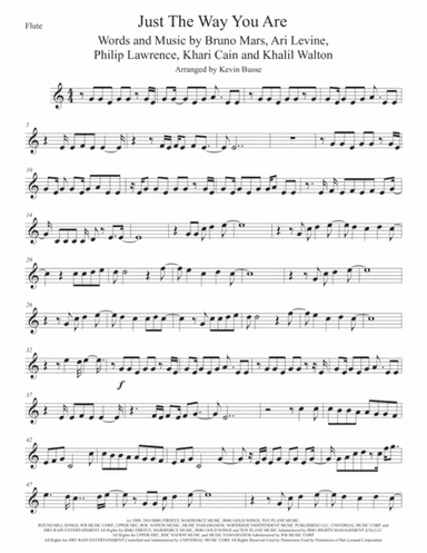 Just The Way You Are (arr. Kevin Busse)