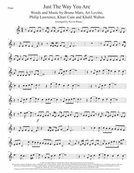 Just The Way You Are (arr. Kevin Busse)