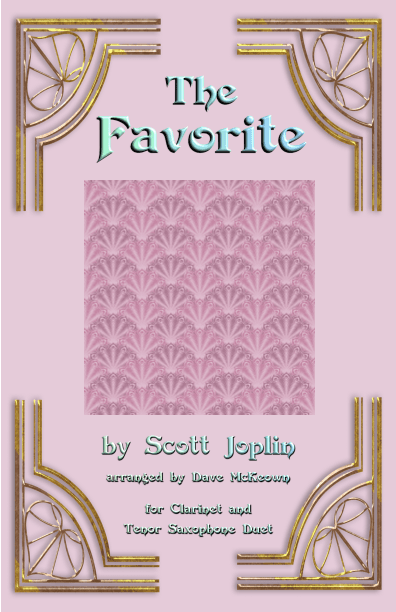The Favorite, Two-Step Ragtime for Clarinet and Tenor Saxophone Duet (arr. David McKeown)