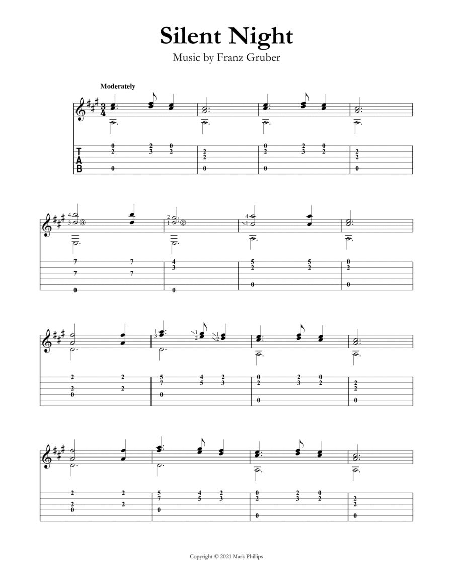 Silent Night (arr. Mark Phillips)