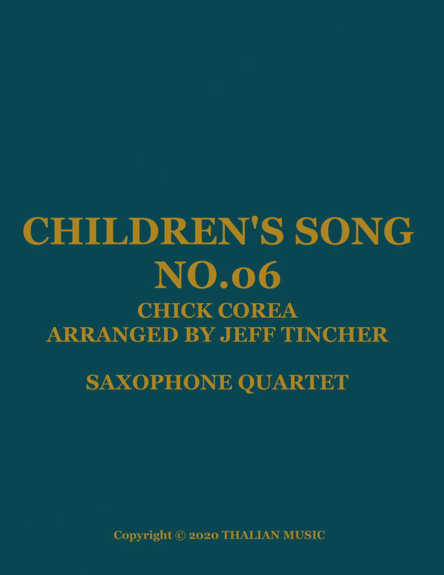 Children's Song No. 6 (arr. Jeff Tincher)
