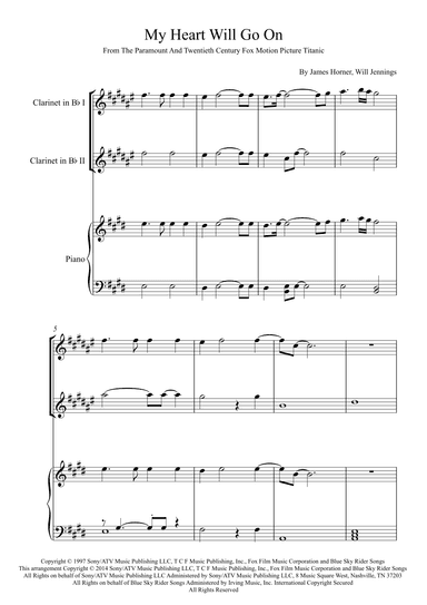 My Heart Will Go On (love Theme From 'titanic') (arr. Karen Gueiros)