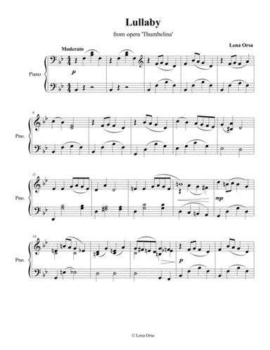 Lullaby from Thumbelina