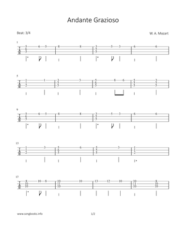 Andante Grazioso (arr. Bettina Schipp)