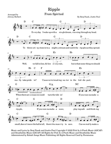 Ripple (arr. Johnny Herbert)