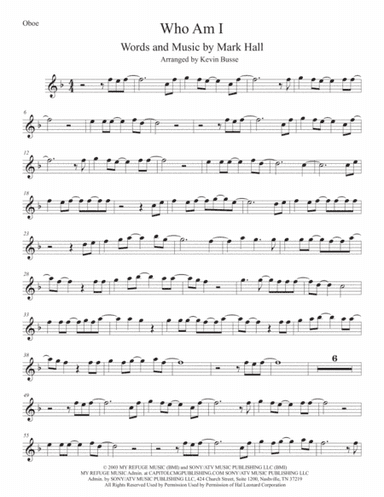 Who Am I (arr. Kevin Busse)