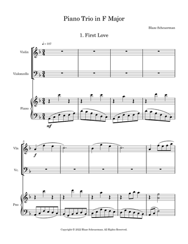 First Love - 1st Movement