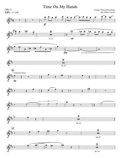 Time On My Hands (you In My Arms) (arr. Allen Carter)