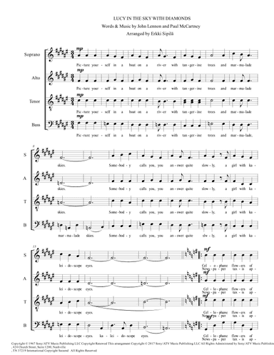 Lucy In The Sky With Diamonds (arr. Erkki Sipilä)