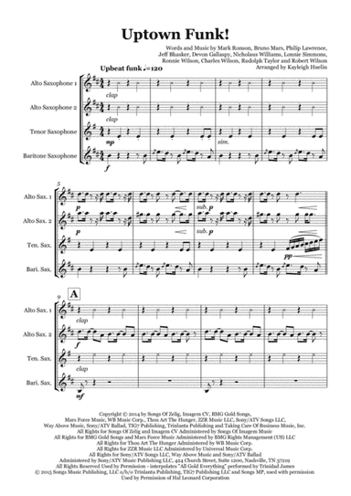 Uptown Funk (arr. Kayleigh Huelin)