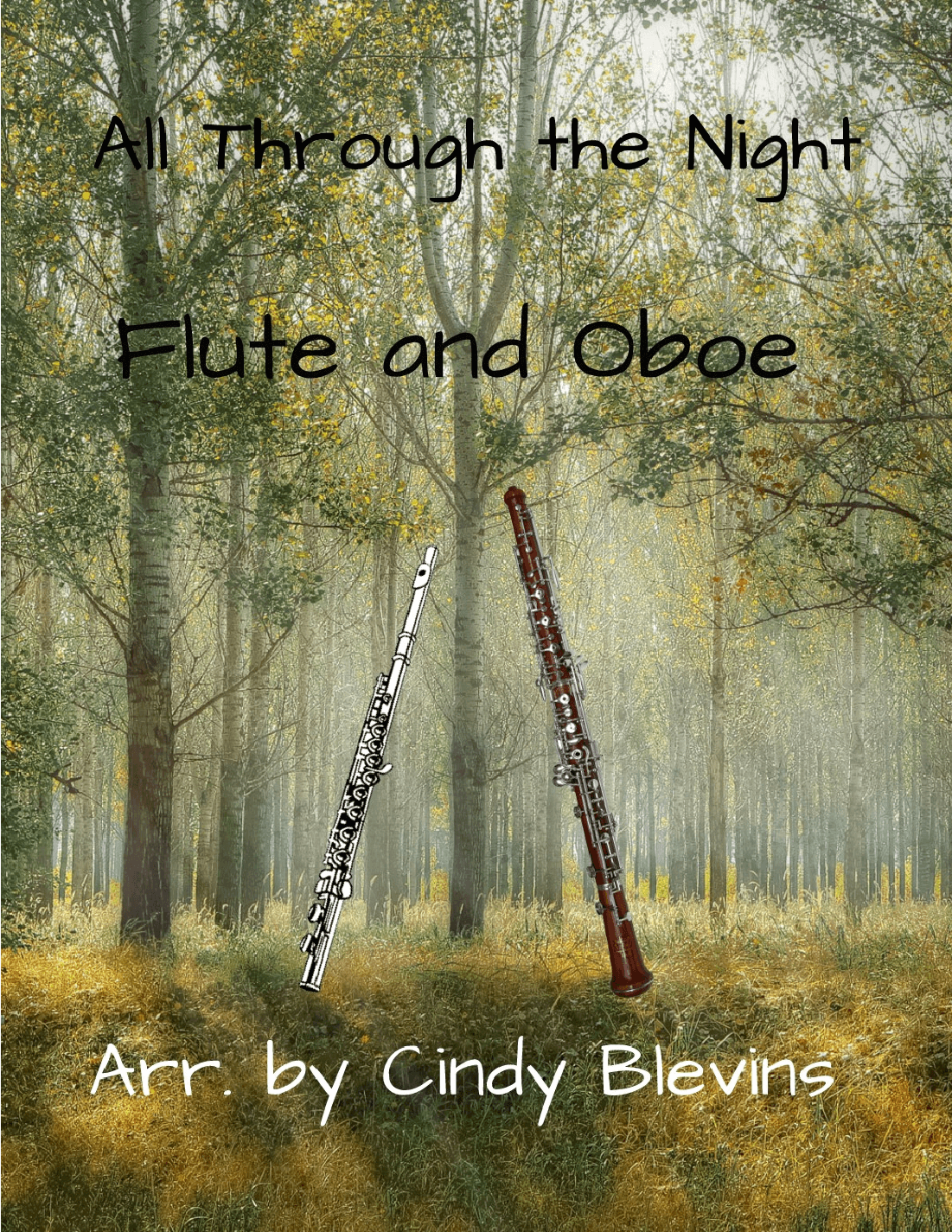 All Through the Night, for Flute and Oboe Duet (arr. Cindy Blevins)