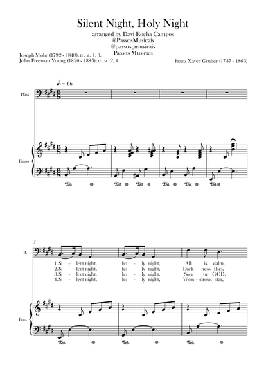 Silent Night, Holy Night (arr. Davi Rocha Campos)