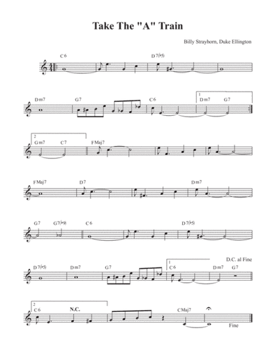 Take The "a" Train (arr. David M Fagnant)