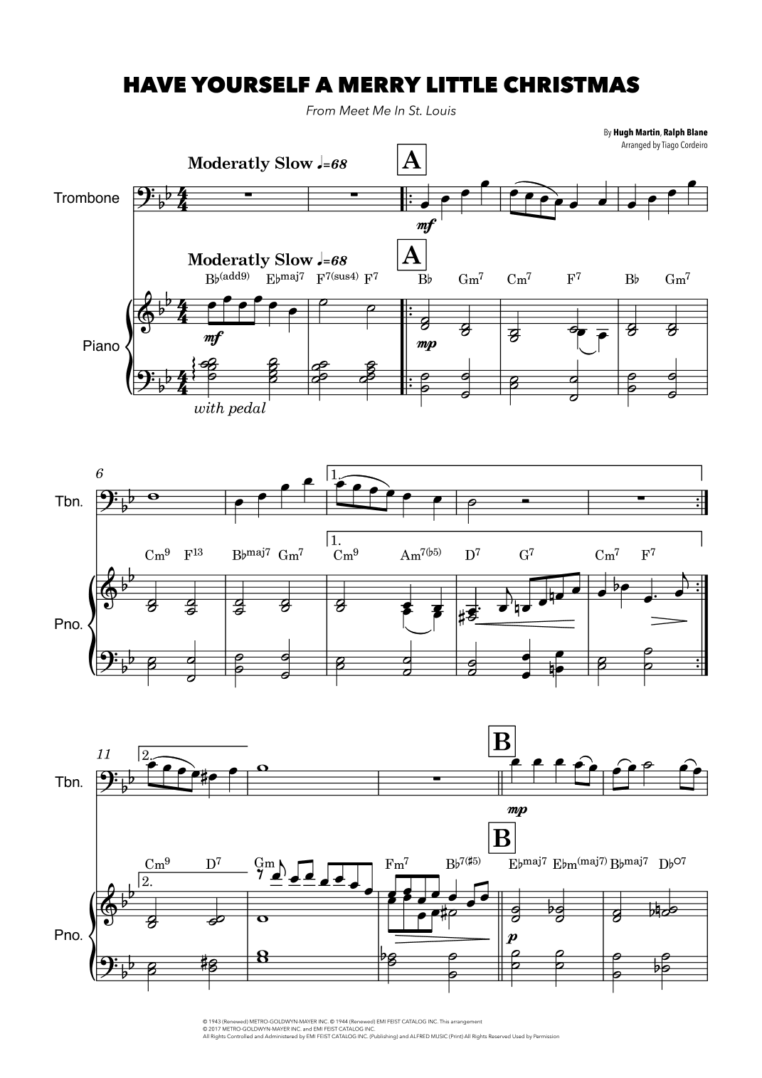 Have Yourself A Merry Little Christmas (arr. Tiago Cordeiro)