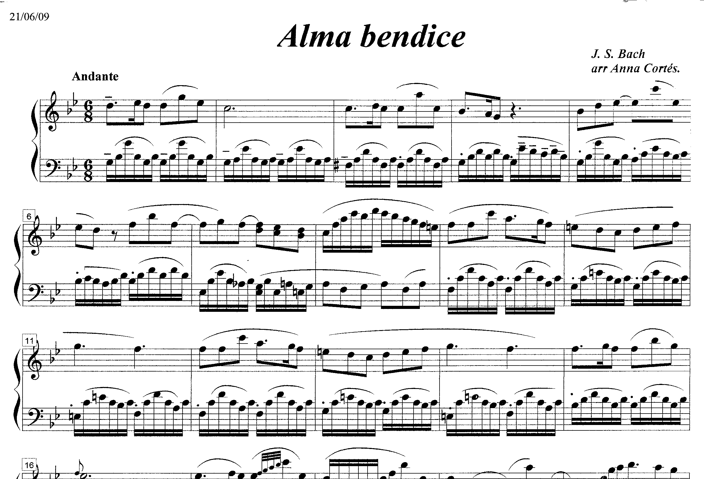 Alma bendice