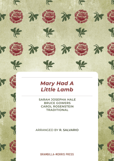 Mary Had A Little Lamb (arr. R. Salvario)