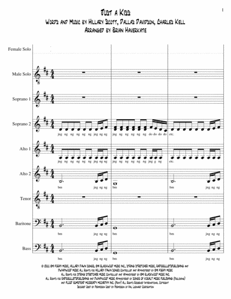 Just A Kiss (arr. Brian Haverkate)