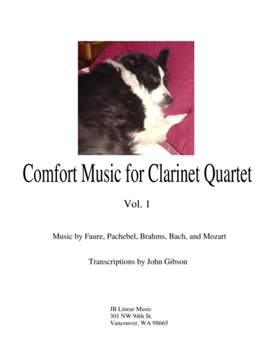 Comfort Music for Clarinet Quartet (arr. John Gibson)