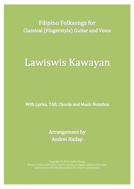 Lawiswis Kawayan (Fingerstyle Guitar with TAB) (arr. Andrei Hadap)