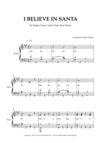 I Believe In Santa (arr. Mark Waters)