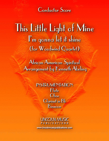 This Little light of Mine (for Woodwind Quartet) (arr. Kenneth Abeling)