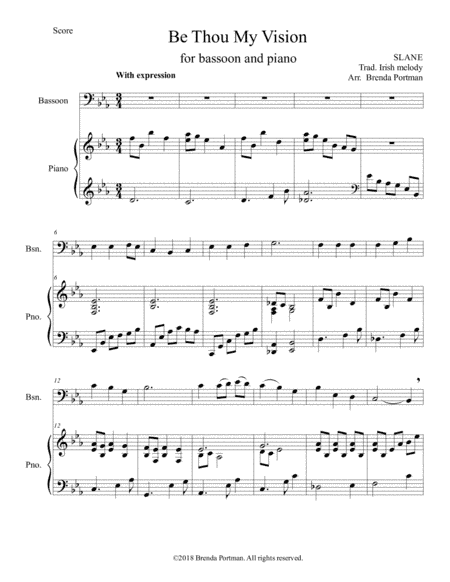 Be Thou My Vision (arr. Brenda Portman)