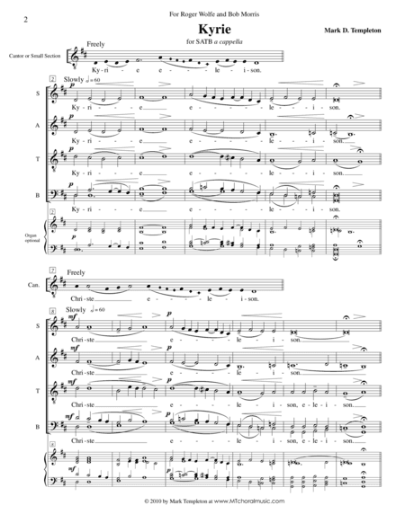 Kyrie (from Missa Brevis)