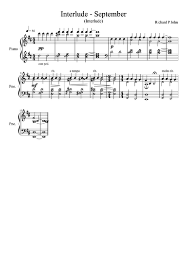 September - Interlude (from Seasons in Flight)