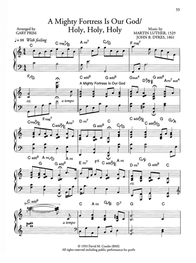 A Mighty Fortress Is Our God / Holy, Holy, Holy Medley (arr. Gary Prim)