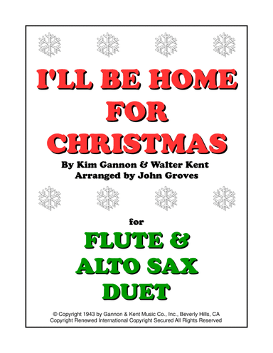 I'll Be Home For Christmas (arr. John Groves)
