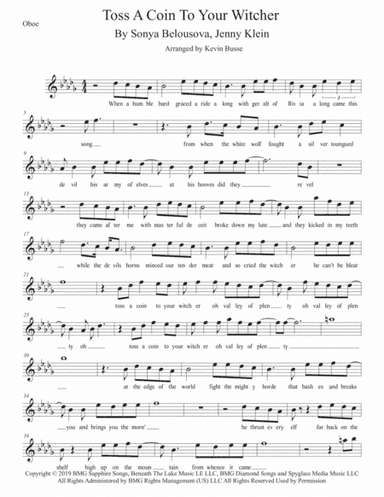 Toss A Coin To Your Witcher (arr. Kevin Busse)