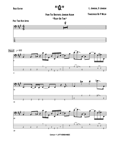 Q (arr. Accubass)