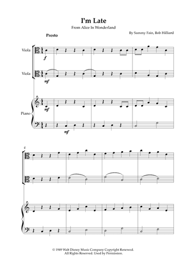 I'm Late (arr. Karen Gueiros)