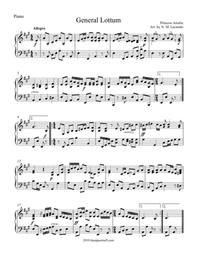 General Lottum (arr. Nick Lacanski)