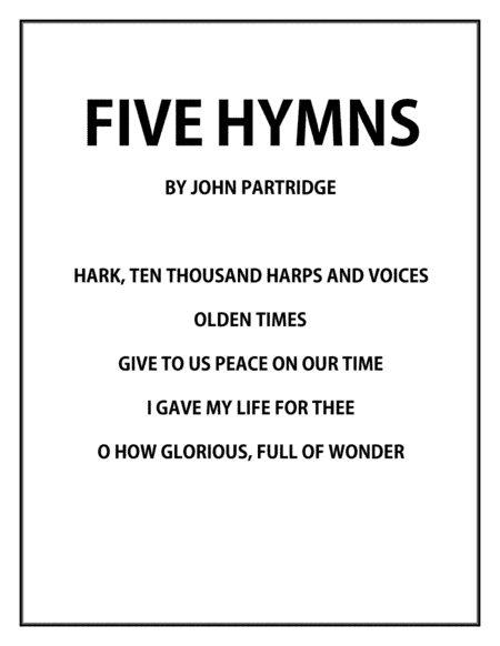 Five Hymns (arr. John Partridge)