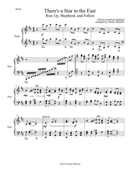 Rise Up, Shepherd, and Follow (arr. Sandy McIntire)
