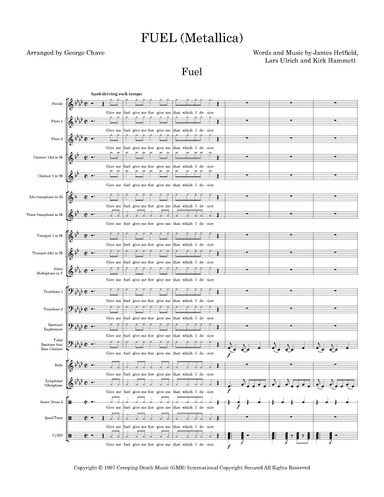 Fuel (arr. George B Chave)