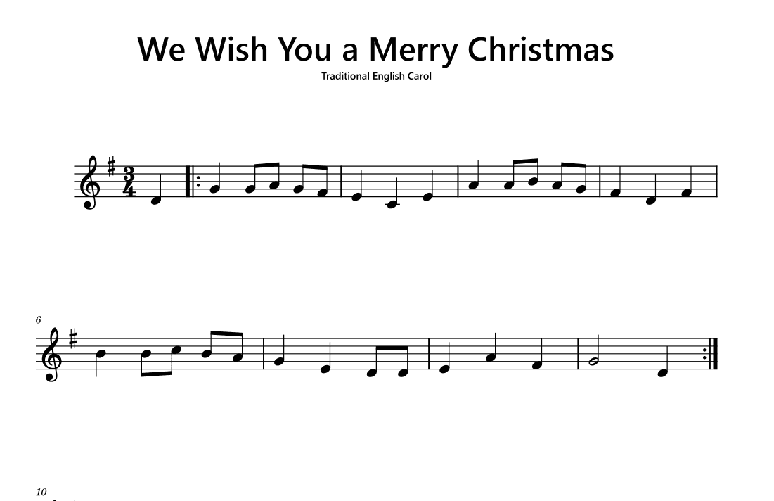 We Wish You a Merry Christmas (arr. Funtom)