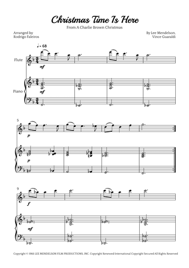 Christmas Time Is Here (arr. Rodrigo Faleiros)