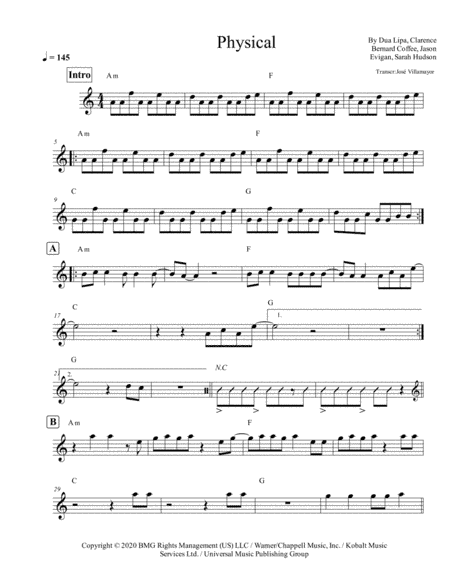 Physical (arr. José Villamayor)