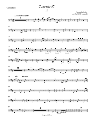 Violin Concerto #7 Second Movement (arr. Nick Lacanski)