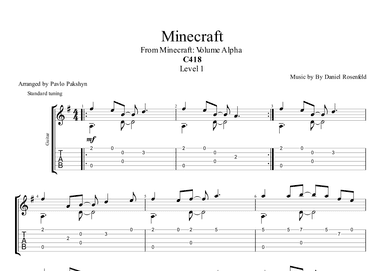 Minecraft (arr. Pavlo Pakshyn)