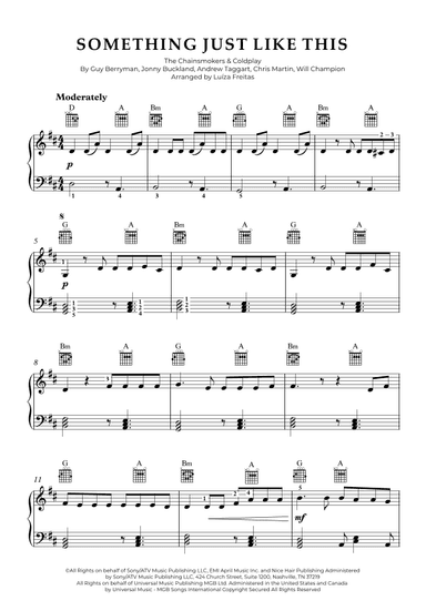 Something Just Like This (arr. Luíza Freitas)