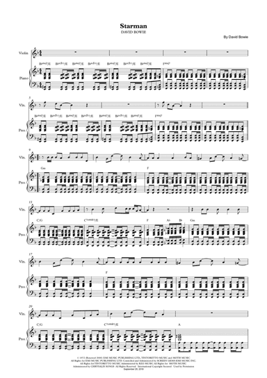 Starman (arr. Wesley S. SIlva)