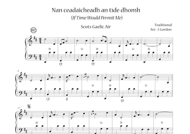 Nan ceadaicheadh an tìde dhomh  (If Time Would Permit Me) (arr. Julia Gordon)