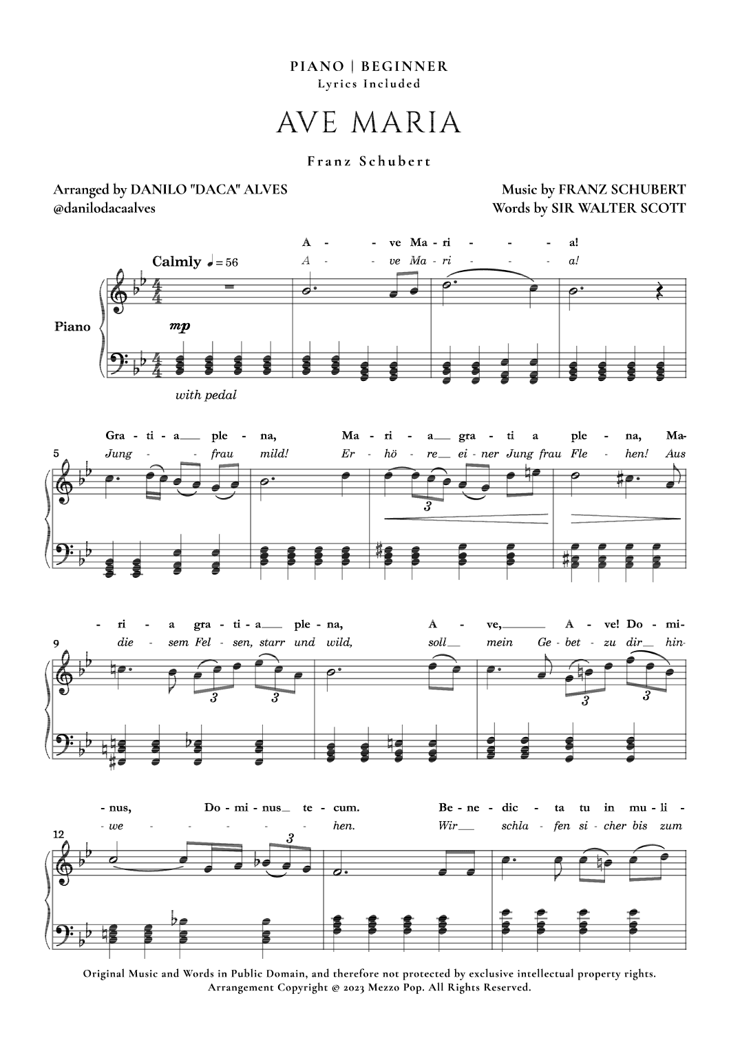 Ave Maria (arr. Danilo "Daca" Alves)