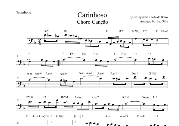 Carinhoso (arr. Leo Silva)