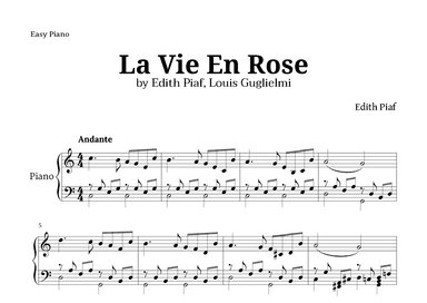 La Vie En Rose (arr. Langanho)