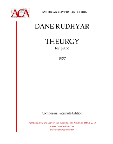 [Rudhyar] Theurgy